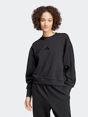 adidas Black ALL SZN Sweatshirt - Image 1 of 7