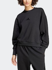 adidas Black ALL SZN Sweatshirt - Image 3 of 7