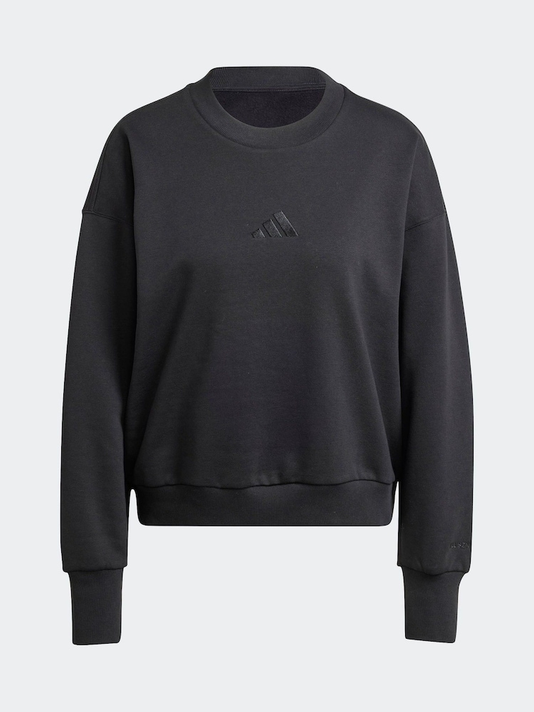 adidas Black ALL SZN Sweatshirt - Image 7 of 7