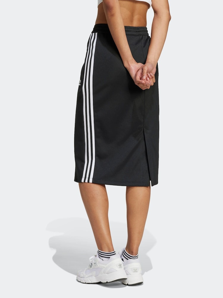 adidas Originals Black Beckenbauer Classic Midi Skirt - Image 2 of 7