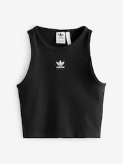 adidas Originals Black Essentials Vest Top - Image 7 of 7
