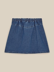 Monsoon Jewel Flower Denim Skirt - 3суретінің 2 суреті