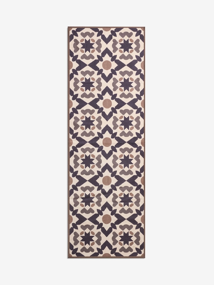 Corredor de azulejos geométricos lavável - Imagem 5 de 5