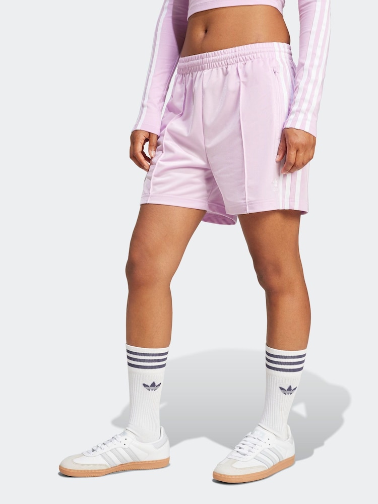 Morado - adidas Originals Firebird Shorts - Imagen 1 de 6
