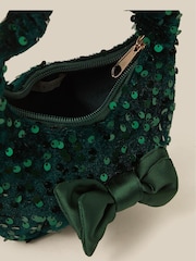 Monsoon Bow Sequin Velvet Bag - 2суретінің 2 суреті