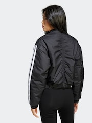adidas Black Essentials 3-Stripe Insulate Jacket - Image 2 of 6