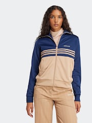adidas Originals Blue 3-Stripes Sweatshirt - Image 1 of 6