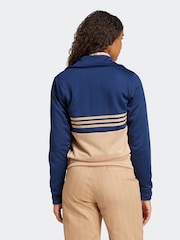 adidas Originals Blue 3-Stripes Sweatshirt - Image 2 of 6