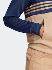 adidas Originals Blue 3-Stripes Sweatshirt - Image 5 of 6