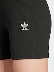 adidas originals Black Essential Rib Shorts - Image 5 of 6