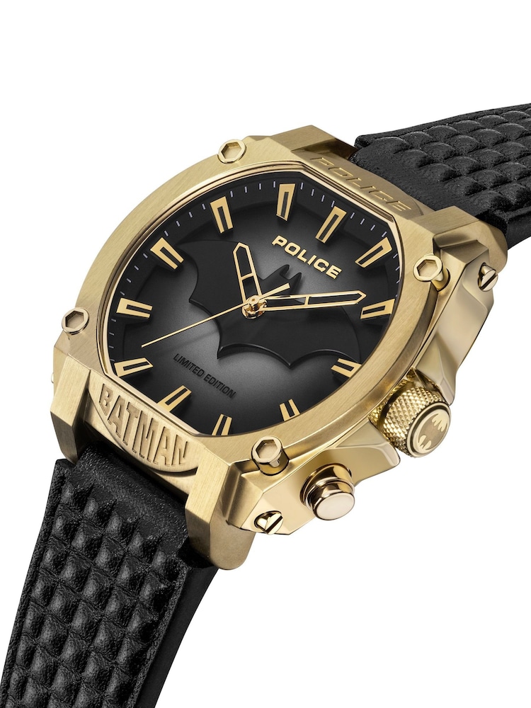 Peers Hardy Black Police Gold Forever Batman Watch - Image 2 of 6