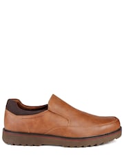 Maro-arămiu Maro - Pavers Wide Fit Smart Casual Moccasins - Imaginea 2 din 6
