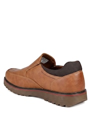 Maro-arămiu Maro - Pavers Wide Fit Smart Casual Moccasins - Imaginea 4 din 6