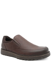 Maro - Pavers Wide Fit Smart Casual Moccasins - Imaginea 2 din 6