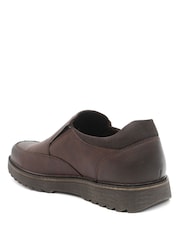 Maro - Pavers Wide Fit Smart Casual Moccasins - Imaginea 3 din 6