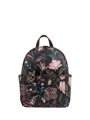 Pavers Black Floral Rucksack - Image 1 of 5