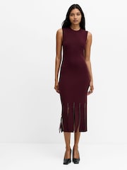 French Connection Silas Beaded Fringe Knit Dress - Imagem 3 de 7