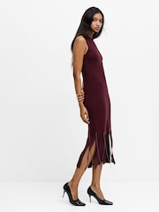 French Connection Silas Beaded Fringe Knit Dress - Imagem 6 de 7
