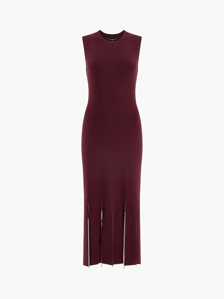 French Connection Silas Beaded Fringe Knit Dress - Imagem 7 de 7