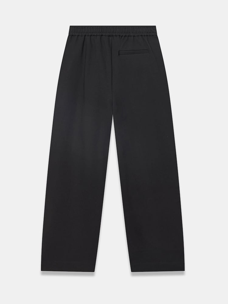 Musta - Mint Velvet Side Stripe Barrel Trousers - Kuva 8 / 8