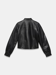 Mint Velvet Black Stand Collar Jacket - Image 8 of 8