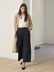Mint Velvet Black Cropped Utility Trousers - Image 6 of 8