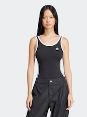 adidas Originals Black 3 Stripe Body - Image 1 of 6