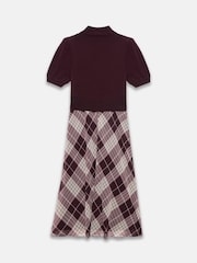 Mint Velvet Checked Layered Midi Dress - Imagen 7 de 7