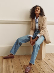 Mint Velvet Natural Single Breasted Blazer - Image 2 of 8