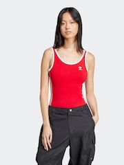 adidas Originals Red 3 Stripe Body - Image 1 of 6