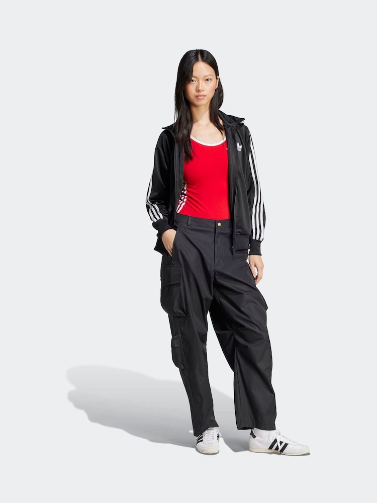 adidas Originals Red 3 Stripe Body - Image 3 of 6