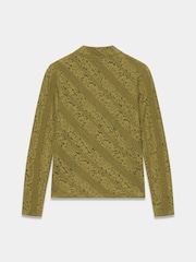 Mint Velvet Green Lace Button Top - Image 7 of 7
