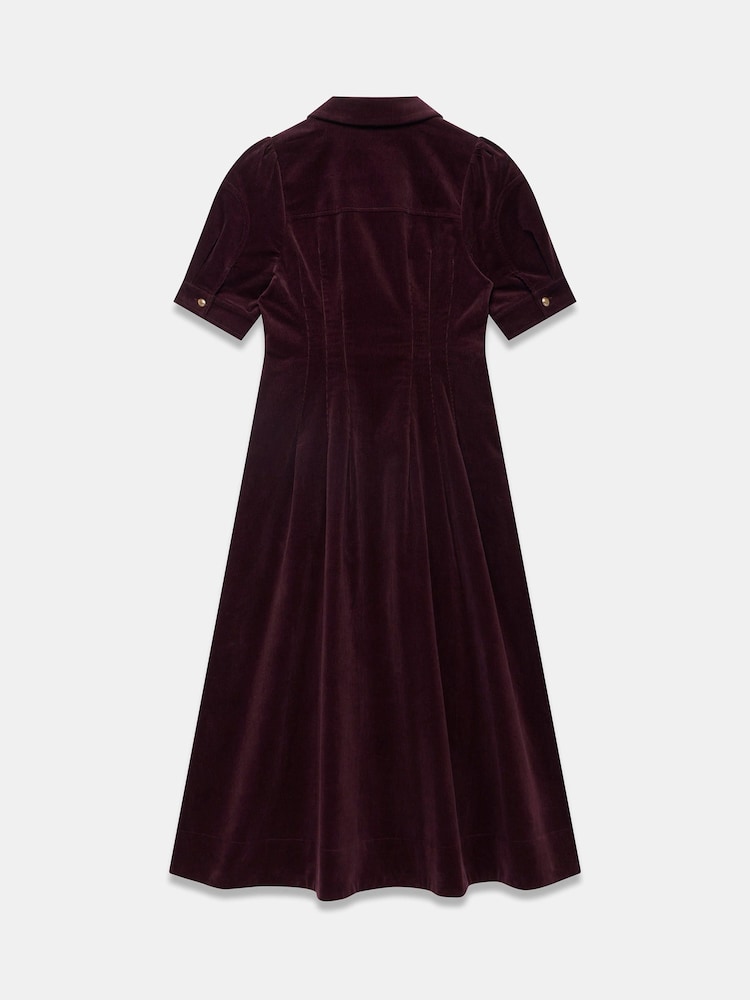 Mint Velvet Red Corduroy Maxi Dress - Image 8 of 8 Mint Velvet Red Corduroy Maxi Dress - Image 8 of 8