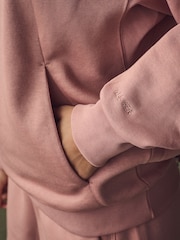 adidas Pink ALL SZN Boyfriend Hoodie - Image 6 of 6