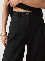 Juoda - Mint Velvet, pritaikytos statinės formos kelnės - 5 paveikslėlis iš 7