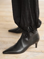 Mint Velvet Black Checked Soft Balloon Trousers - Image 5 of 8