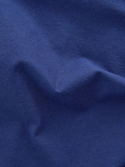 Cobalt Blue Brushed 100% Cotton Oxford Long Sleeve Shirt - Image 9 of 9