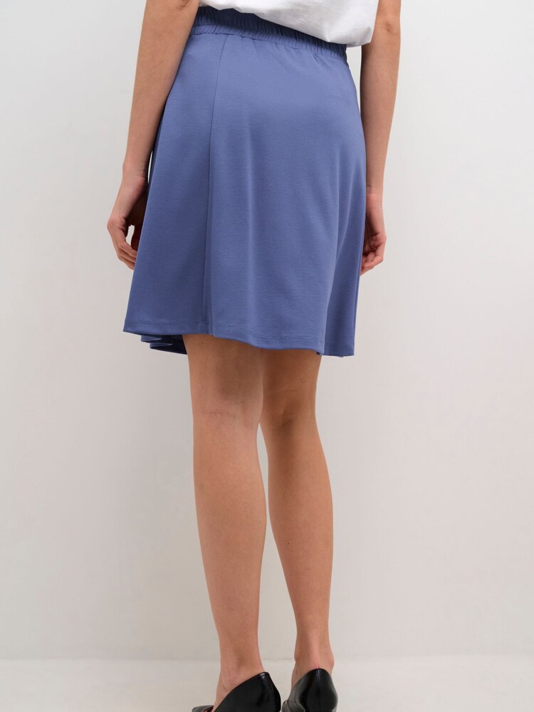 Kaffe Blue Kajolen Above Knee Length Jersey Skirt - Image 2 of 5