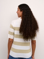 Kaffe Lizza Striped Knit Top - Image 2 of 6