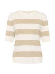 Kaffe Lizza Striped Knit Top - Image 5 of 6