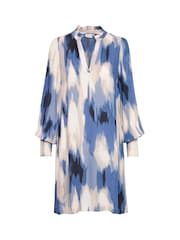 Kaffe Beathe Above Knee Length A-line Black Dress - Image 5 of 6