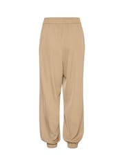 Kaffe Natural Jenna Elastic Cuffs Casual Fit Trousers - Image 6 of 6