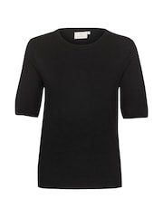 Kaffe Kalizza Short Sleeve Round Neck Pullover T-Shirt - Image 5 of 5