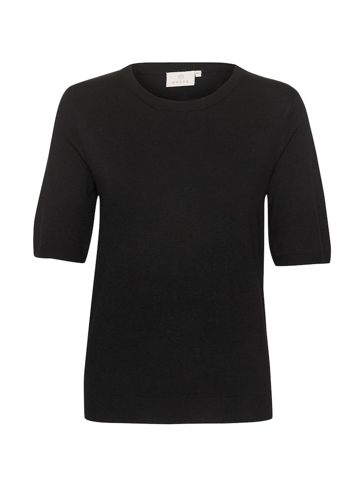 Kaffe Kalizza Short Sleeve Round Neck Pullover T-Shirt - Image 5 of 5