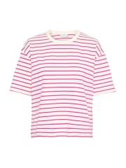 Kaffe Casual Fit 100% Cotton Winny Striped T-Shirt - Image 5 of 6
