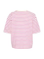Kaffe Casual Fit 100% Cotton Winny Striped T-Shirt - Image 6 of 6