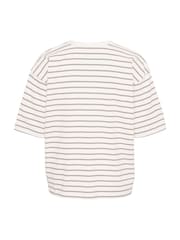 Kaffe Casual Fit 100% Cotton Winny Striped T-Shirt - Image 6 of 6