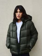Kaffe KAsusanne Hood Zipper Puffer Jacket - Image 1 of 1