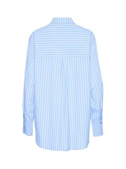Kaffe Blue Mackie Oversized Fit Stripes Shirt - Image 7 of 7