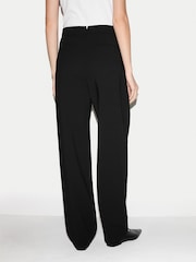 Jigsaw Black Chaplin Fluid Twill Trousers - Image 4 of 5